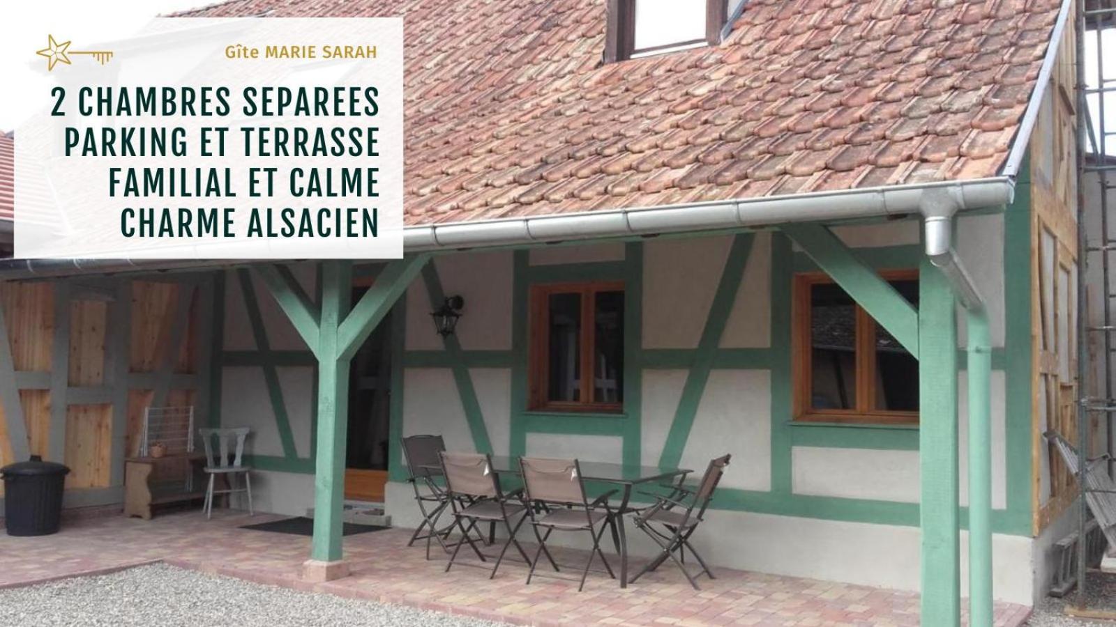 Ebersheim Gite Chez Marie-Sarah Petite Maison Calme Parking מראה חיצוני תמונה